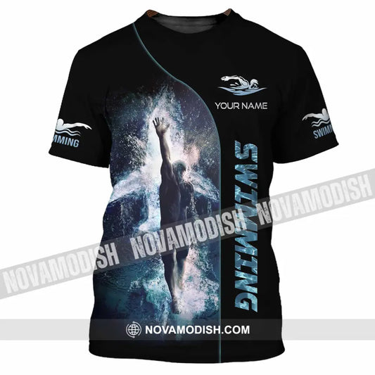Unisex Shirt - Custom Swimming 3D Shirt T-Shirt / S T-shirt