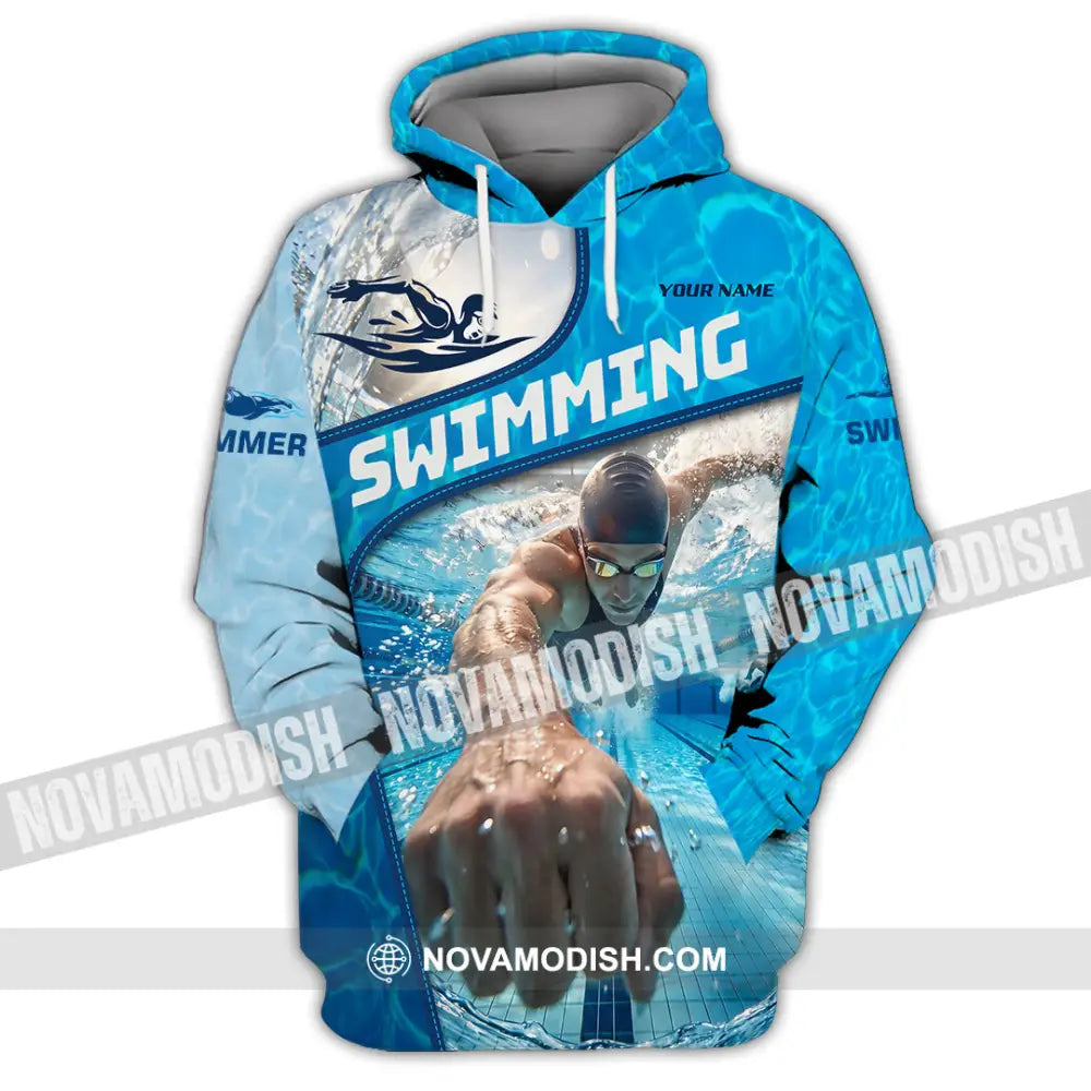 Unisex Shirt - Custom Swimming Shirt - Hoodie / S - T-shirt