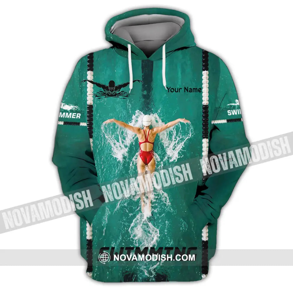 Unisex Shirt - Custom Swimming Shirt - Hoodie / S - T-shirt