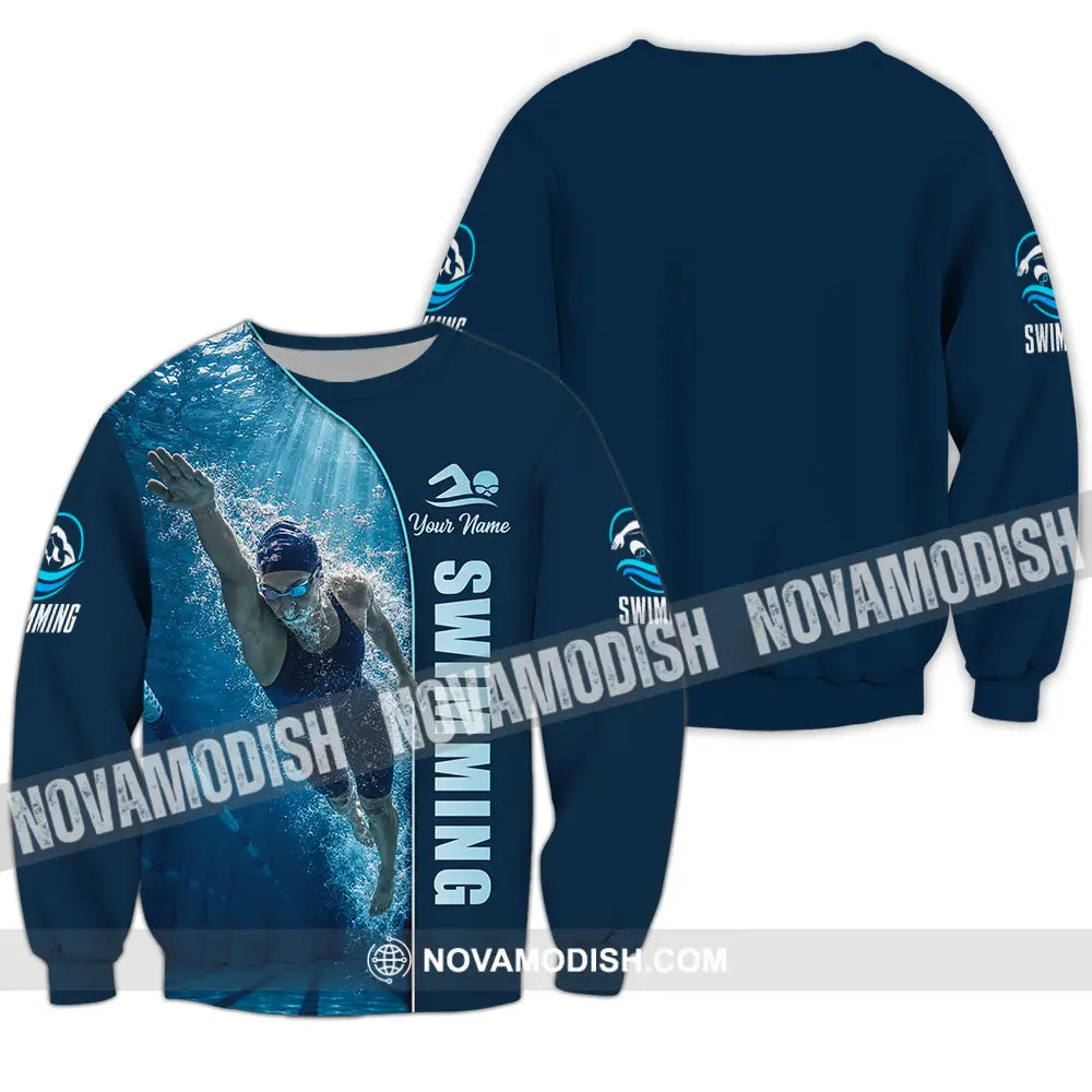 Unisex Shirt - Custom Swimming Shirt - Long Sleeve / S - T-shirt