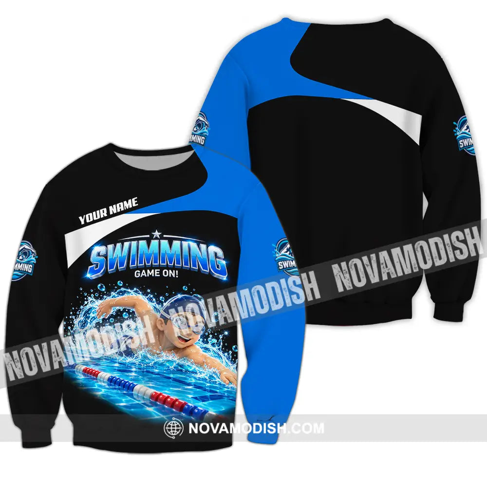 Unisex Shirt - Custom Swimming Shirt - Long Sleeve / S - T-shirt