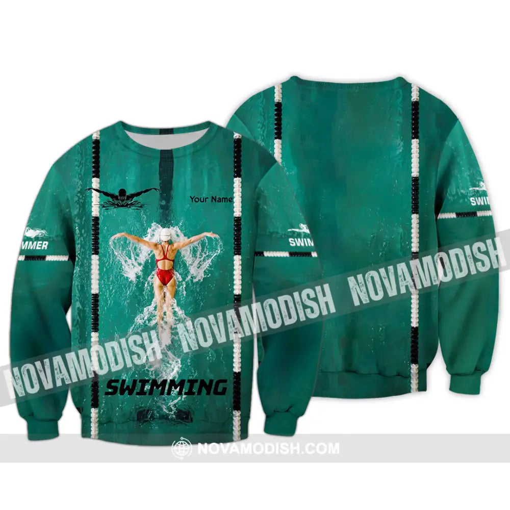 Unisex Shirt - Custom Swimming Shirt - Long Sleeve / S - T-shirt