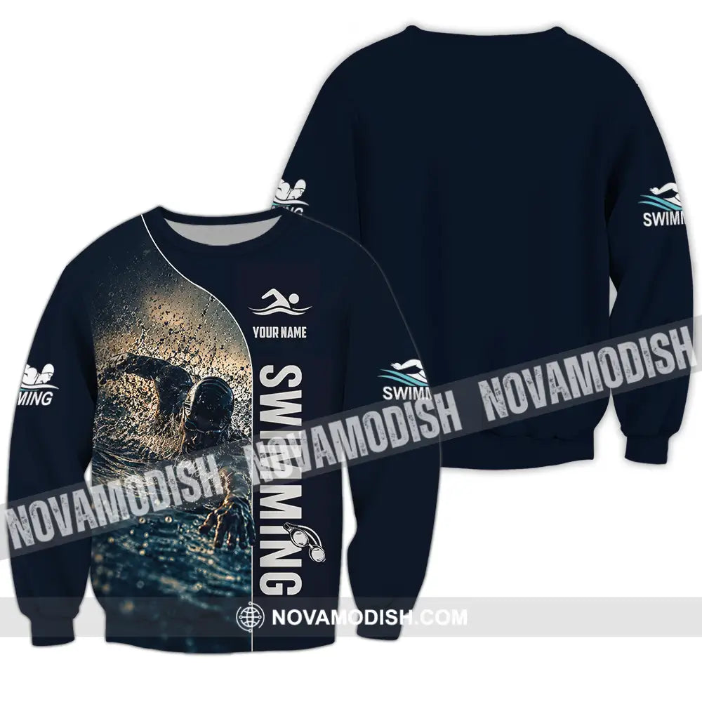 Unisex Shirt - Custom Swimming Shirt - Long Sleeve / S - T-shirt