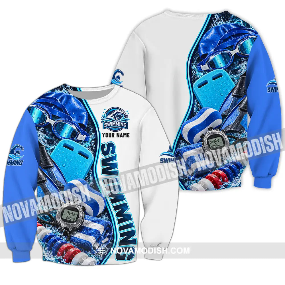 Unisex Shirt - Custom Swimming Shirt - Long Sleeve / S - T-shirt