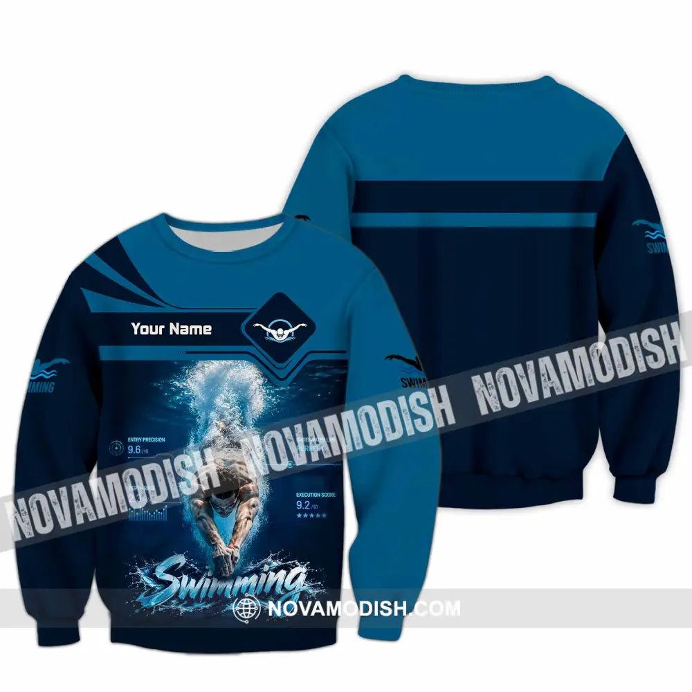 Unisex Shirt - Custom Swimming Shirt - Long Sleeve / S - T-shirt