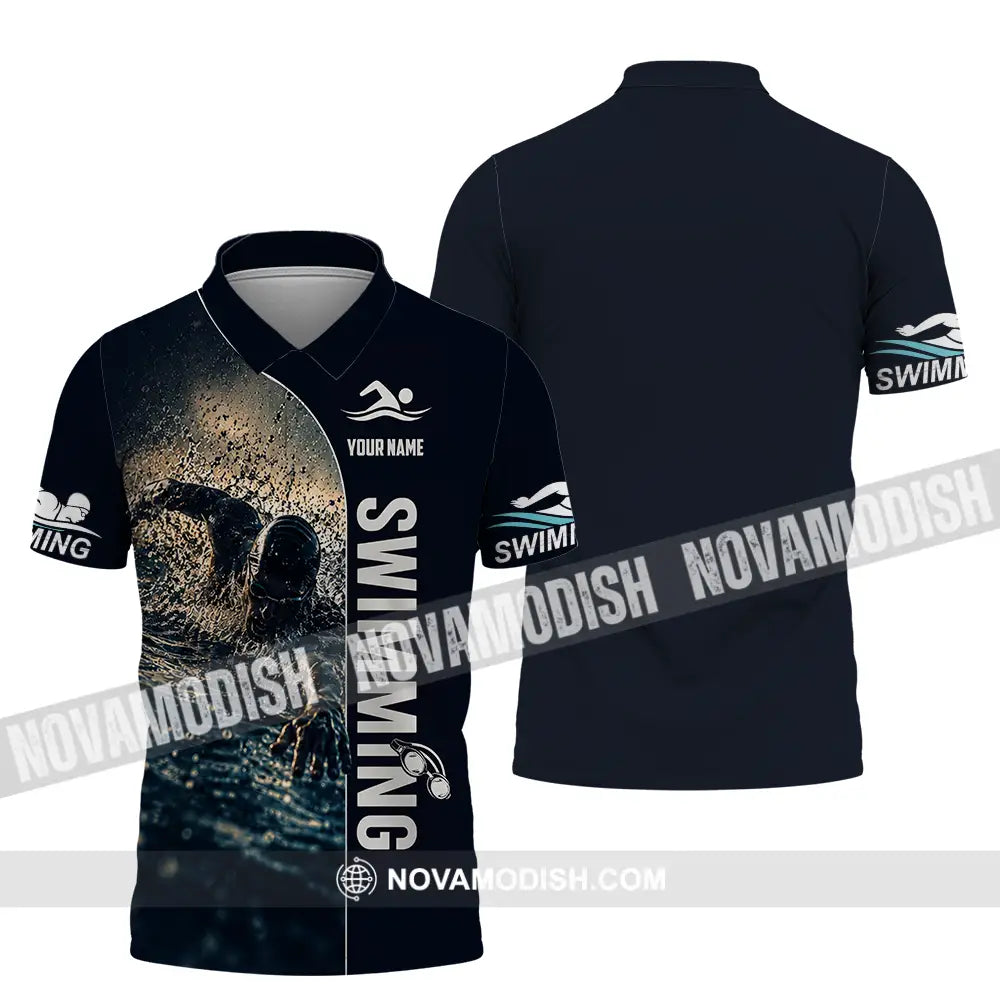 Unisex Shirt - Custom Swimming Shirt - Polo Shirt / S - T-shirt