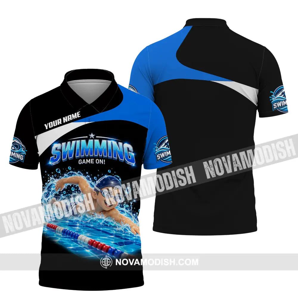 Unisex Shirt - Custom Swimming Shirt - Polo Shirt / S - T-shirt