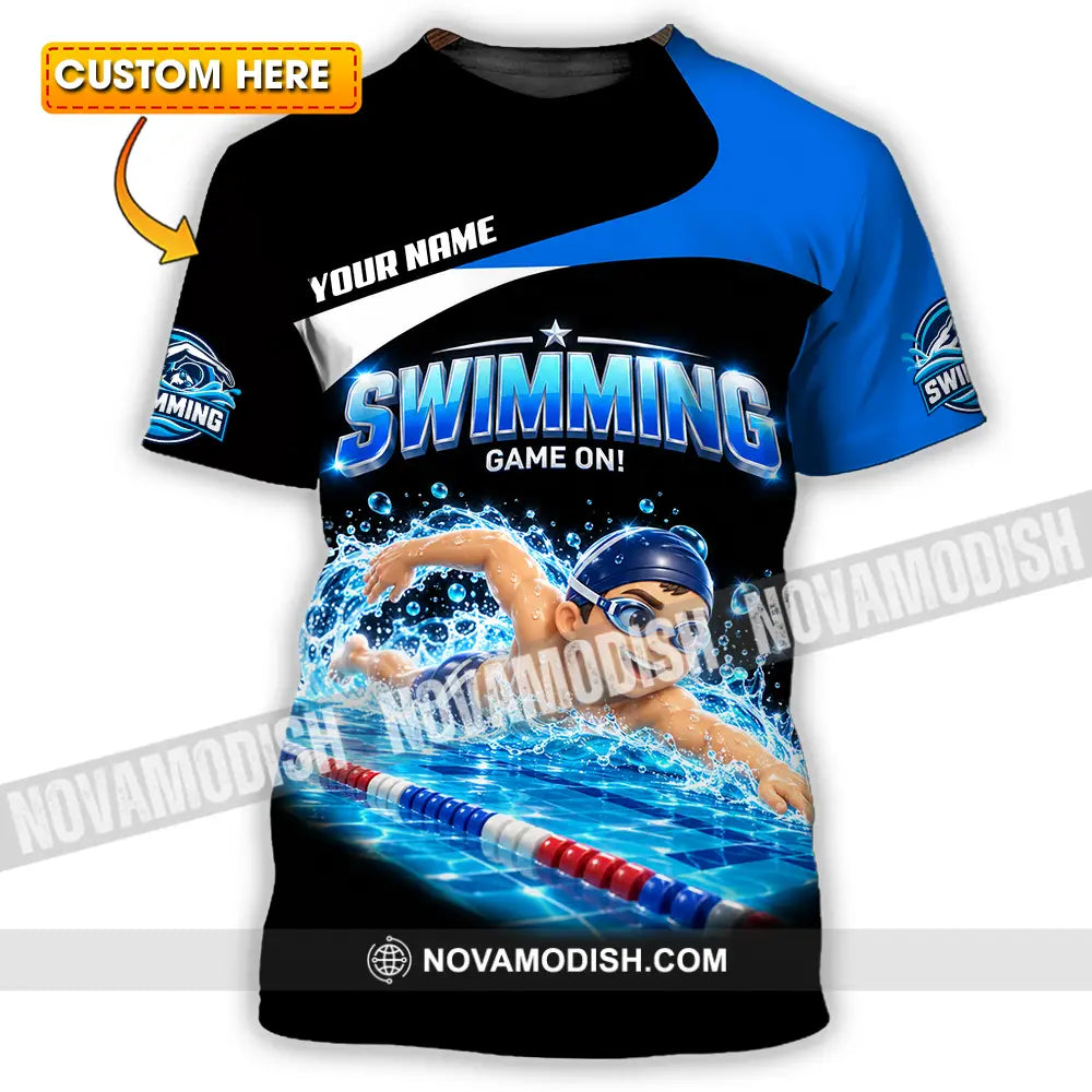 Unisex Shirt - Custom Swimming Shirt - T-shirt