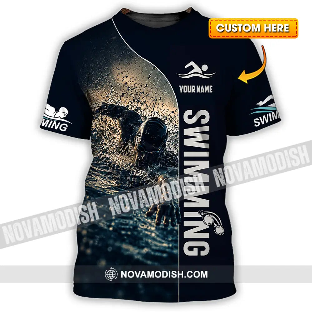 Unisex Shirt - Custom Swimming Shirt - T-shirt