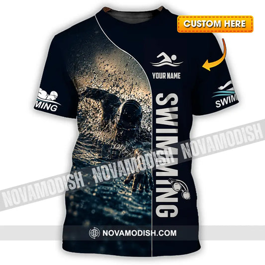 Unisex Shirt - Custom Swimming Shirt - T-shirt