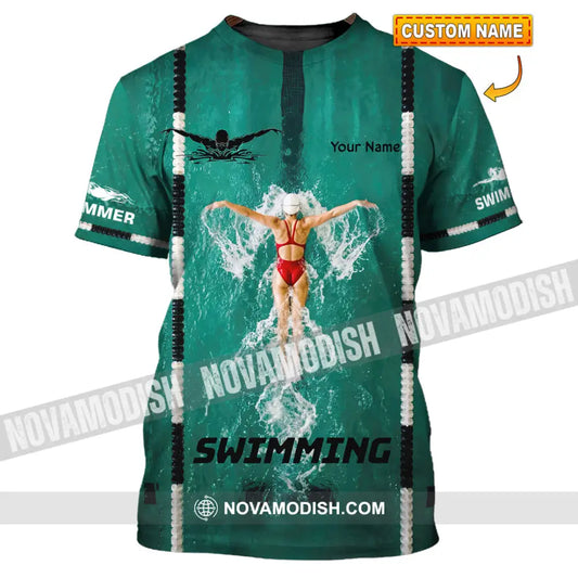 Unisex Shirt - Custom Swimming Shirt - T-shirt