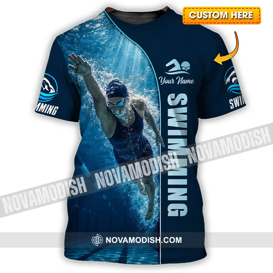 Unisex Shirt - Custom Swimming Shirt - T-shirt