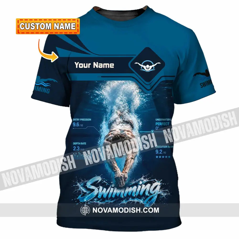 Unisex Shirt - Custom Swimming Shirt - T-shirt