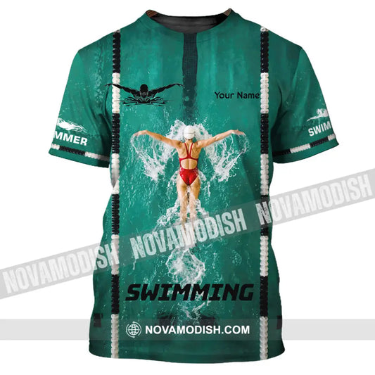 Unisex Shirt - Custom Swimming Shirt - T-Shirt / S - T-shirt