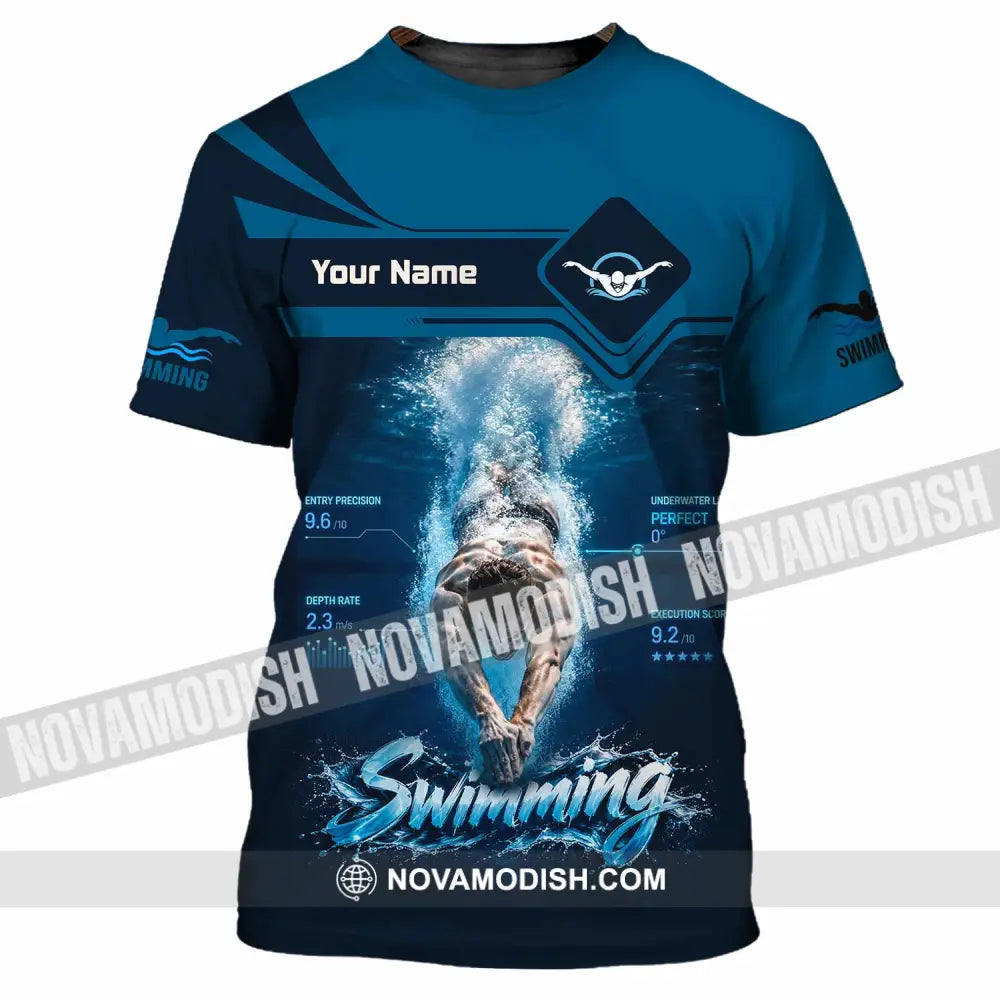 Unisex Shirt - Custom Swimming Shirt - T-Shirt / S - T-shirt