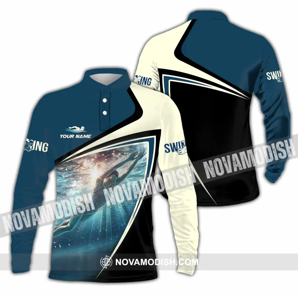 Unisex Shirt - Custom Swing Shirt - Long Sleeve Polo / S - T-shirt