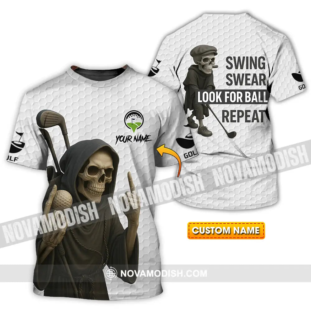 Unisex Shirt - Custom Swing Swear Look For Ball Repeat Shirt T-shirt