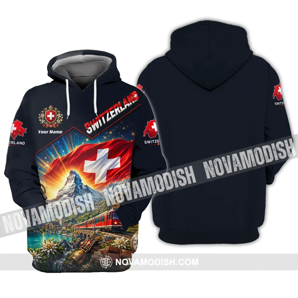 Unisex Shirt - Custom Switzerland Shirt - Hoodie / S - T-shirt