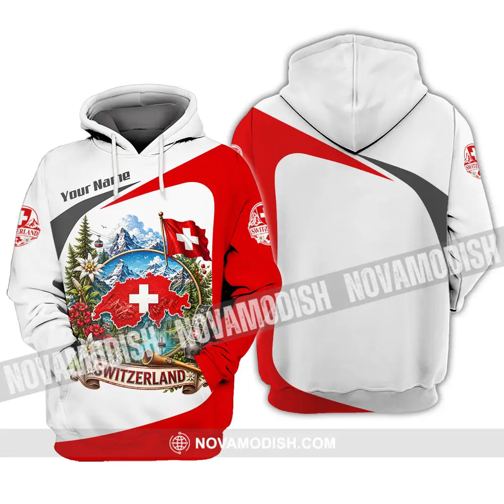 Unisex Shirt - Custom Switzerland Shirt - Hoodie / S - T-shirt