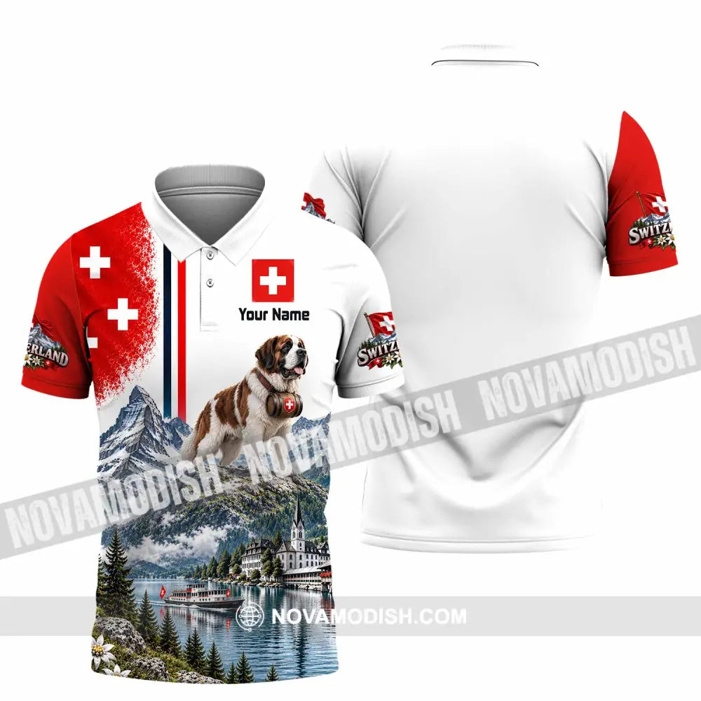 Unisex Shirt - Custom Switzerland Shirt - Polo Shirt / S - T-shirt