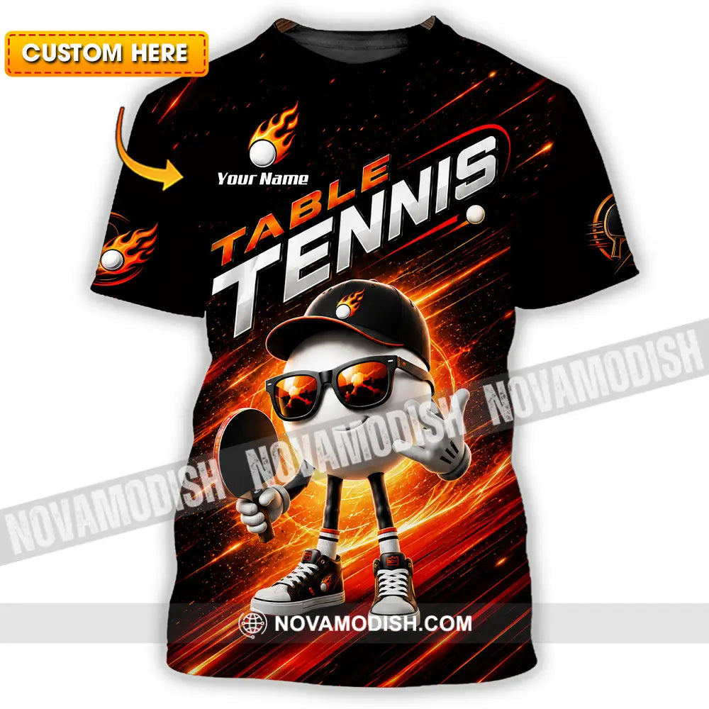 Unisex Shirt - Custom Table Tennis Shirt - T-shirt