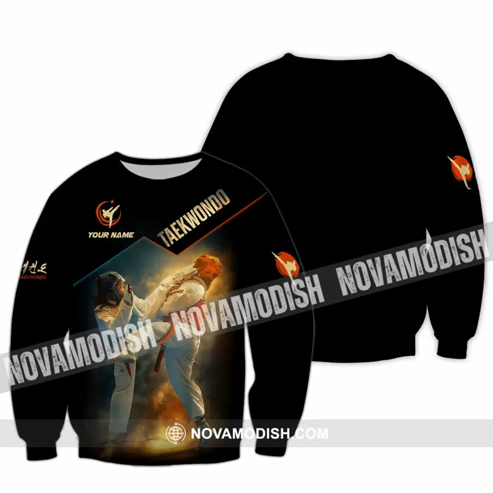Unisex Shirt - Custom Taekwondo 3D Shirt Long Sleeve / S T-shirt