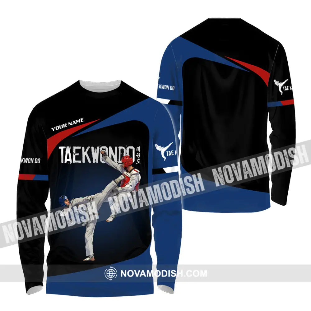 Unisex Shirt - Custom Taekwondo 3D Shirt Long Sleeve Shirt / S T-shirt
