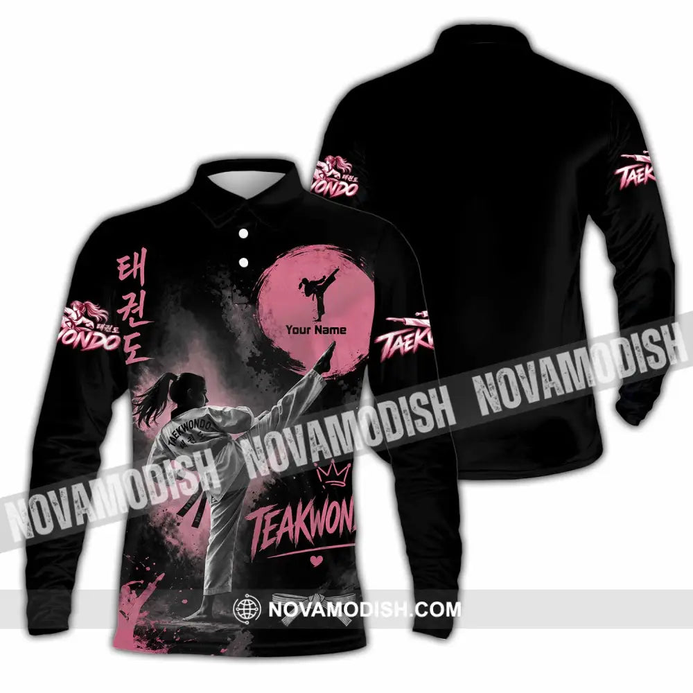 Unisex Shirt - Custom Taekwondo Shirt - Long Sleeve Polo / S - T-shirt