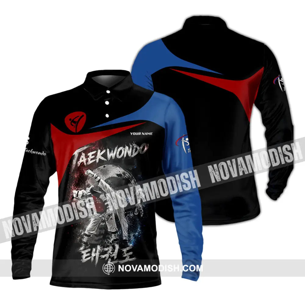 Unisex Shirt - Custom Taekwondo Shirt - Long Sleeve Polo / S - T-shirt