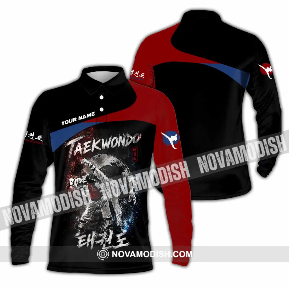 Unisex Shirt - Custom Taekwondo Shirt - Long Sleeve Polo / S - T-shirt