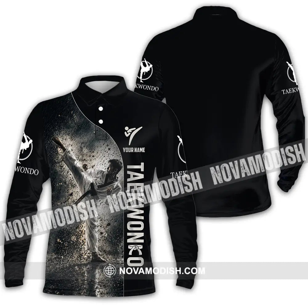 Unisex Shirt - Custom Taekwondo Shirt - Long Sleeve Polo / S - T-shirt