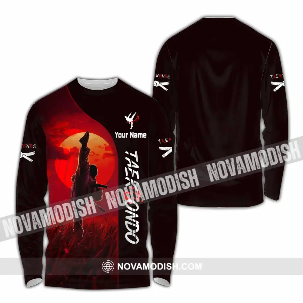 Unisex Shirt - Custom Taekwondo Shirt - Long Sleeve Shirt / S - T-shirt