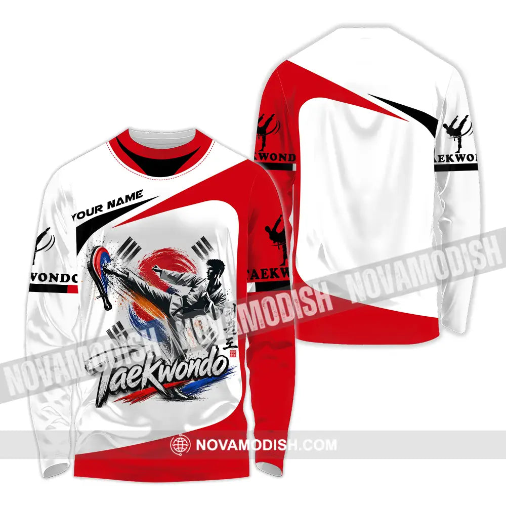 Unisex Shirt - Custom Taekwondo Shirt - Long Sleeve Shirt / S - T-shirt