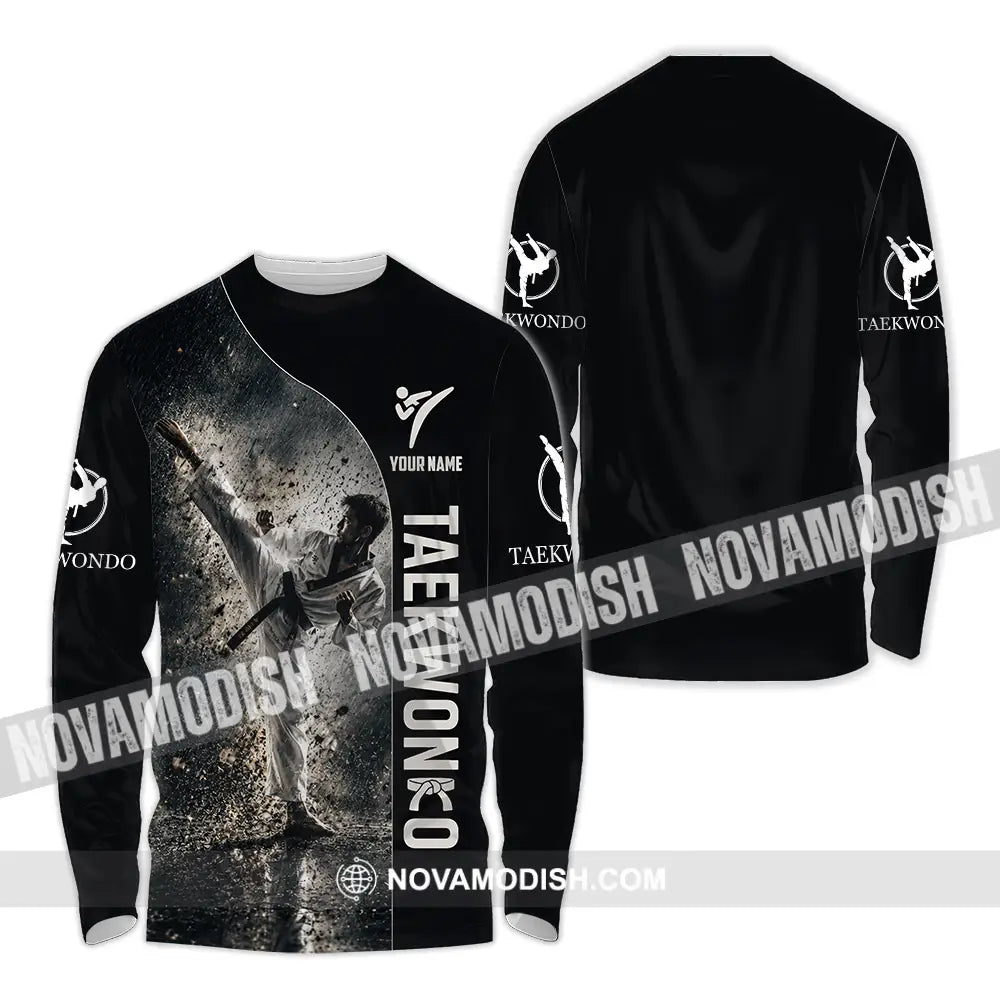 Unisex Shirt - Custom Taekwondo Shirt - Long Sleeve Shirt / S - T-shirt