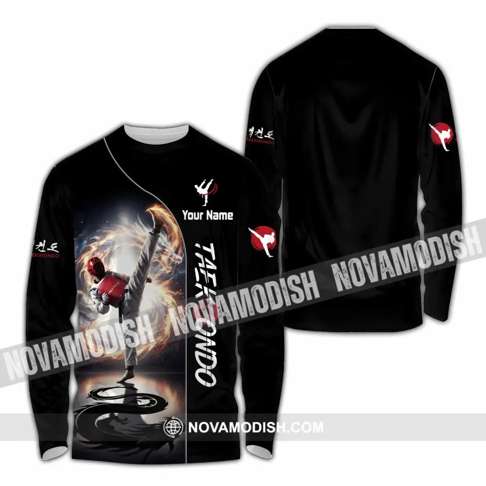 Unisex Shirt - Custom Taekwondo Shirt - Long Sleeve Shirt / S - T-shirt
