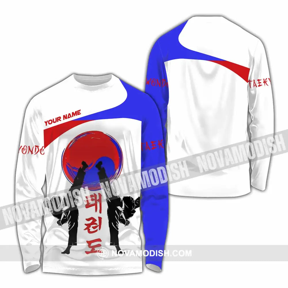 Unisex Shirt - Custom Taekwondo Lover Sport Shirt Long Sleeve Shirt / S T-shirt