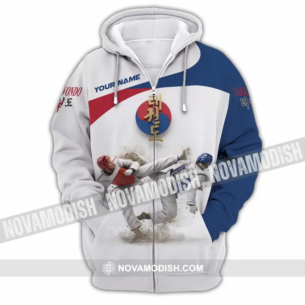 Unisex Shirt - Custom Taekwondo Shirt - Zipper Hoodie / S - T-shirt