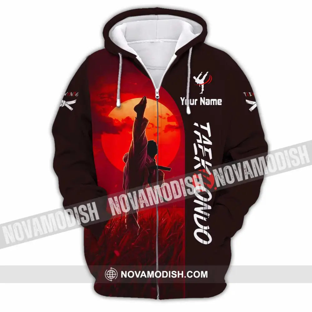 Unisex Shirt - Custom Taekwondo Shirt - Zipper Hoodie / S - T-shirt