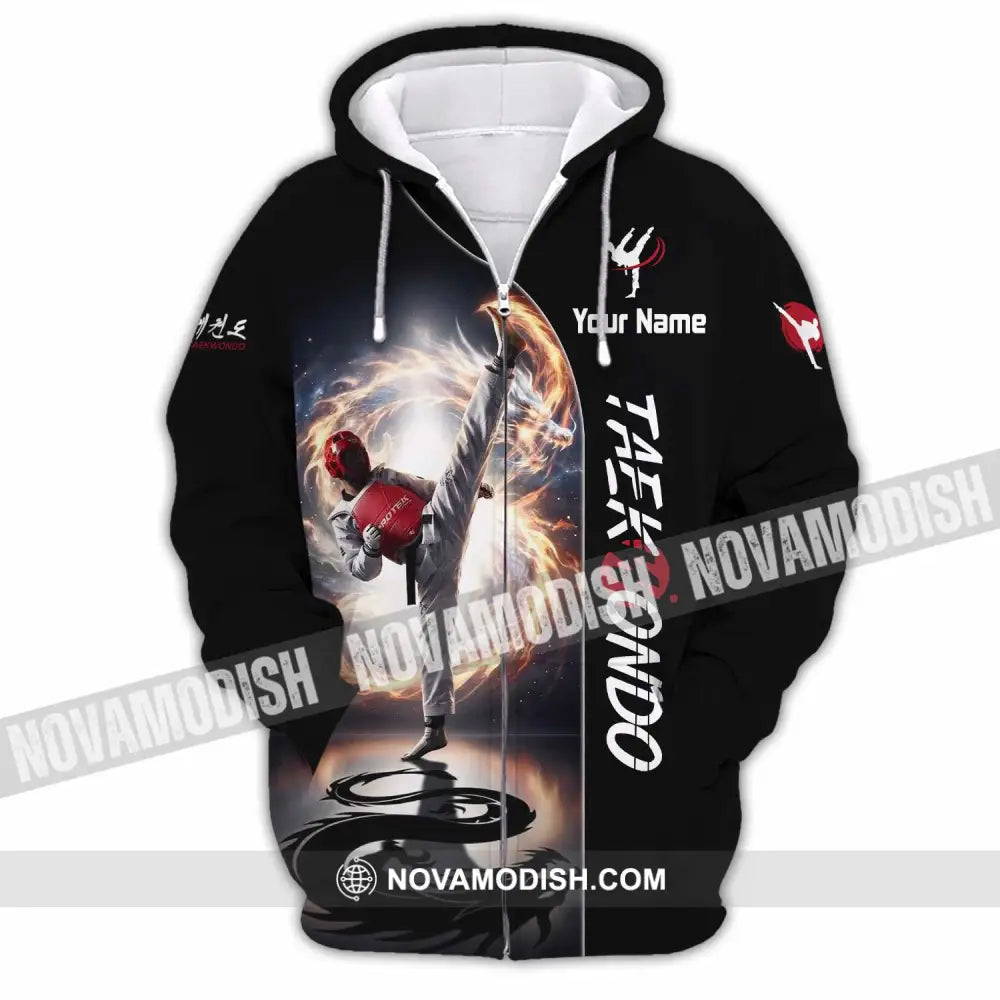 Unisex Shirt - Custom Taekwondo Shirt - Zipper Hoodie / S - T-shirt