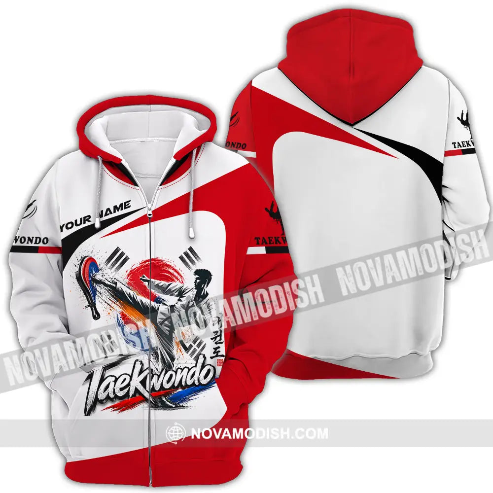Unisex Shirt - Custom Taekwondo Shirt - Zipper Hoodie / S - T-shirt