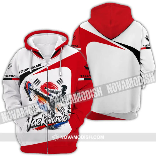 Unisex Shirt - Custom Taekwondo Shirt - Zipper Hoodie / S - T-shirt