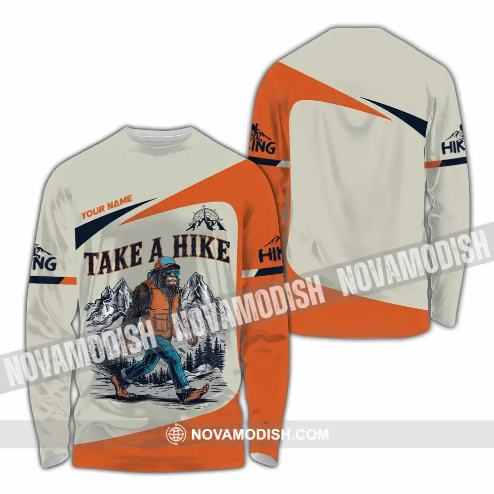 Unisex Shirt - Custom Take A Hike Shirt Long Sleeve Shirt / S T-shirt