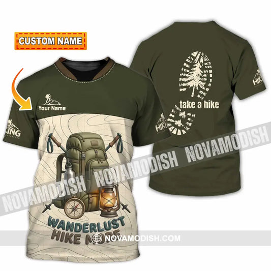 Unisex Shirt - Custom Take A Hike Wanderlust Hike More Shirt - T-shirt