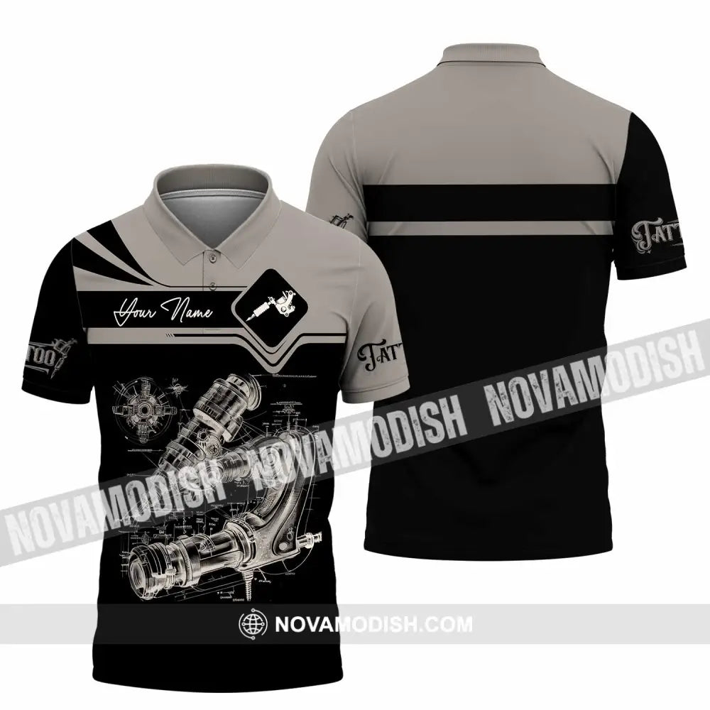 Unisex Shirt - Custom Tattoo Artist Shirt - Polo Shirt / S - T-shirt