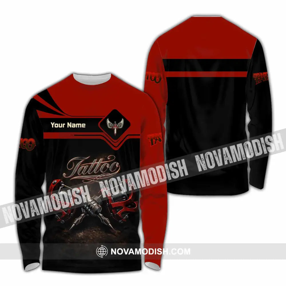 Unisex Shirt - Custom Tattoo Shirt - Long Sleeve Shirt / S - T-shirt
