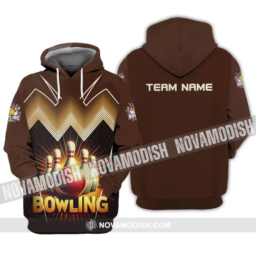 Unisex Shirt Custom Team Name Bowling For Clubs Gift Hoodie / S T-Shirt