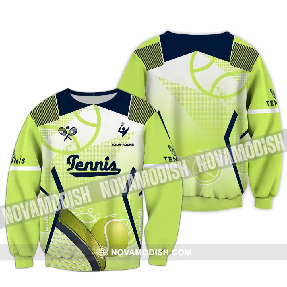 Unisex Shirt - Custom Tennis 3D Shirt Long Sleeve / S T-shirt