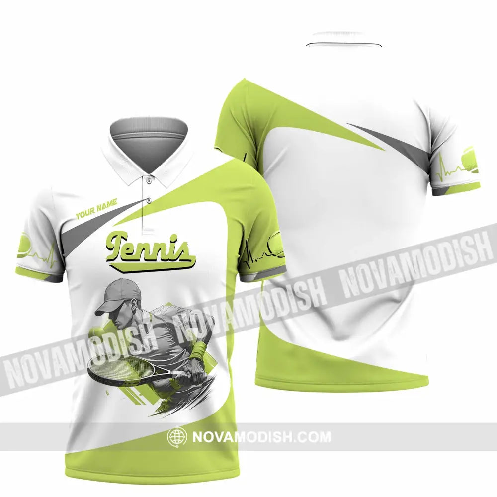 Unisex Shirt - Custom Tennis 3D Shirt Polo Shirt / S T-shirt