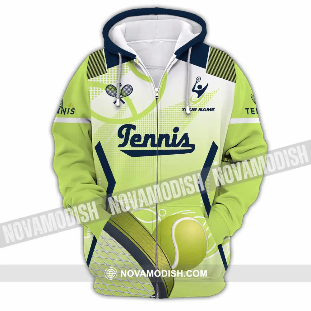 Unisex Shirt - Custom Tennis 3D Shirt Zipper Hoodie / S T-shirt