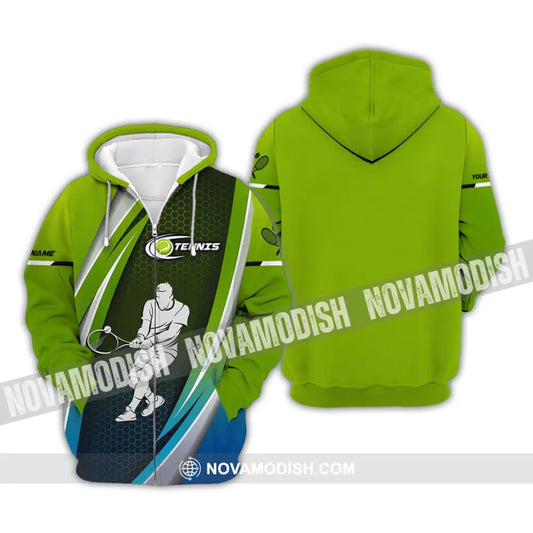 Unisex Shirt Custom Tennis Club Gift For Player Gifts Zipper Hoodie / S T-Shirt